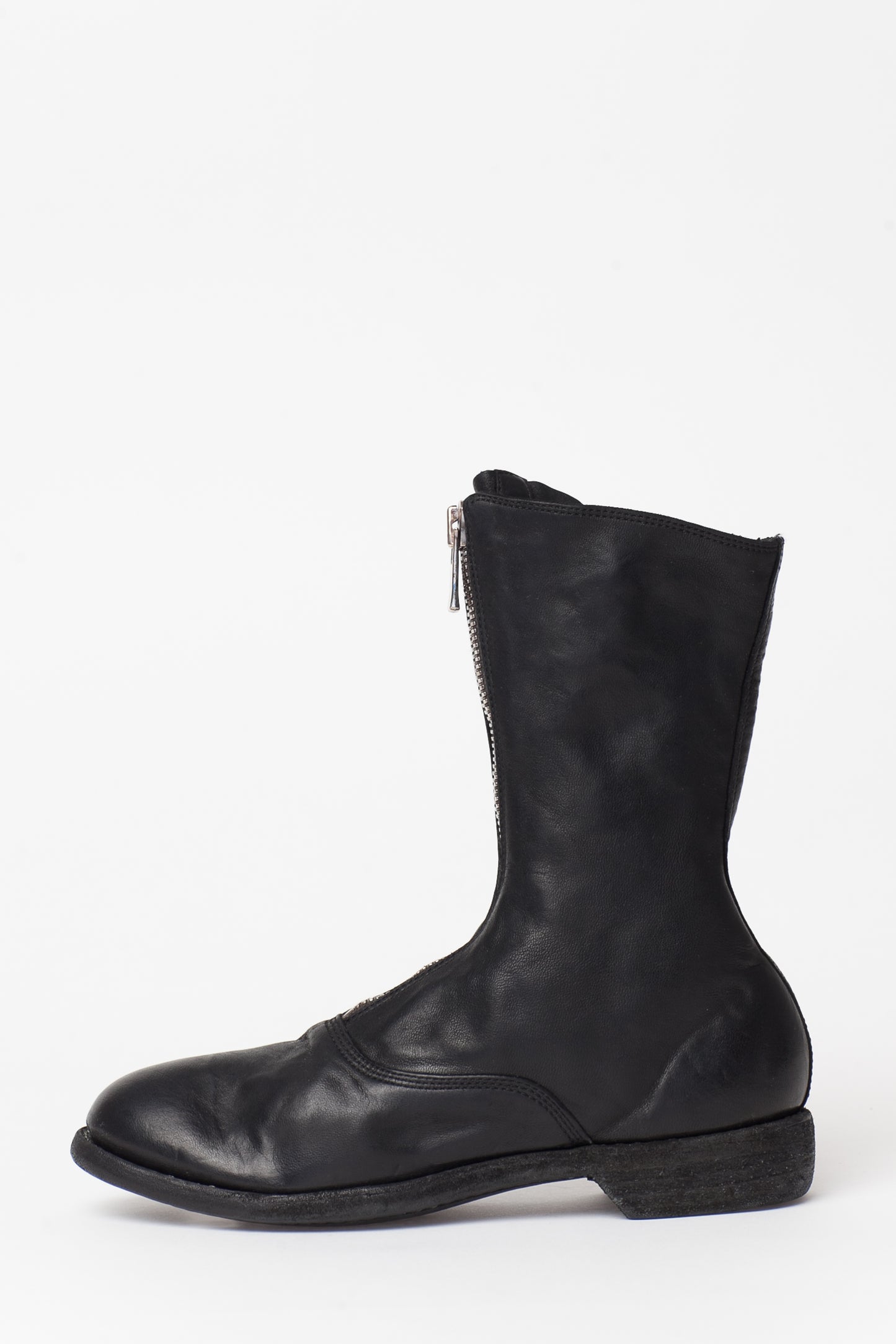 Guidi Black Front Zip 310 Boots