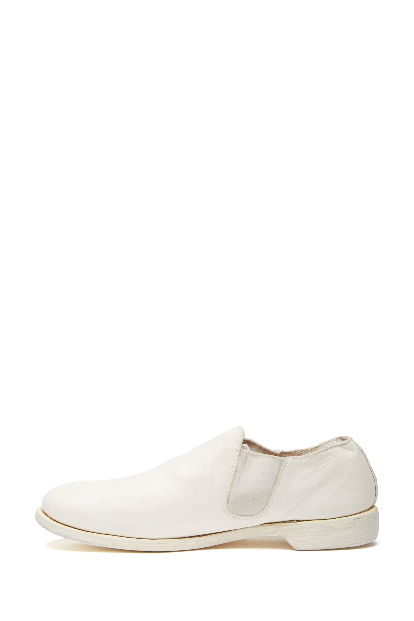 Guidi White Leather 109 Loafers