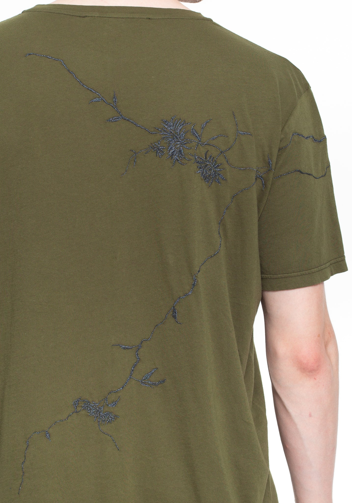 T-shirt With Embroidery Awuna