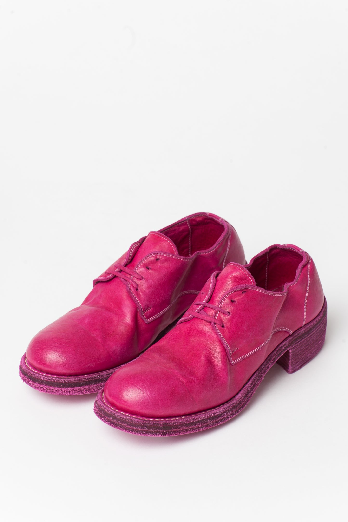 Guidi Pink Leather 792z Derby