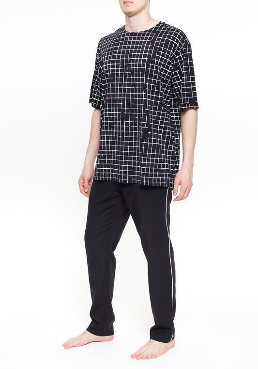 Oversized Checked T-shirt Perfusion