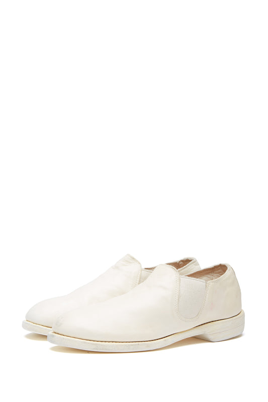 Guidi White Leather 109 Loafers