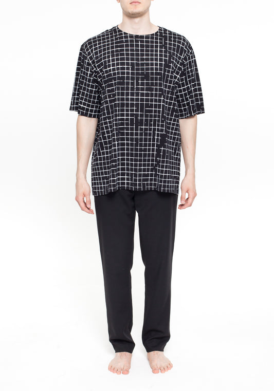 Oversized Checked T-shirt Perfusion